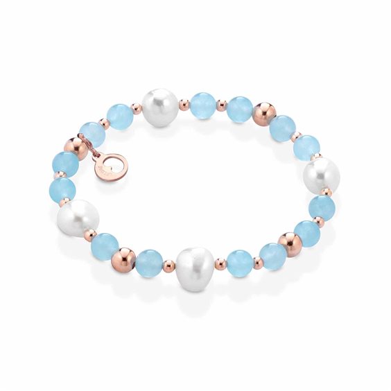 Bracciale Lelune Donna LELUNE GLAMOUR in Argento Perla LGBR437.2 - LGBR437.2